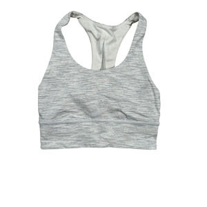 Lululemon Long Line Invigorate Bra Womens Size 4 Wee Are From Space Nimbus Gray